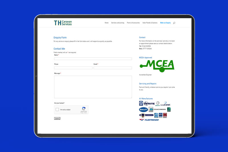 website-form website form