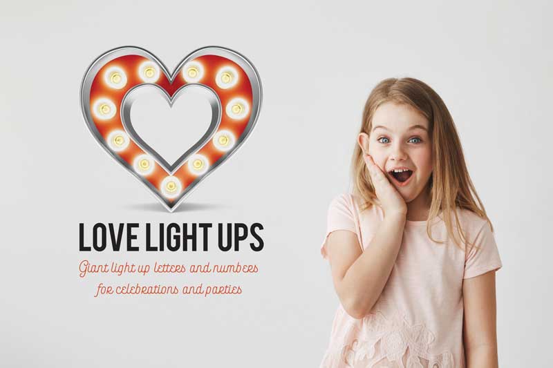 love-light-ups-girl-social-media-image love light ups logo design displayed girl social media image