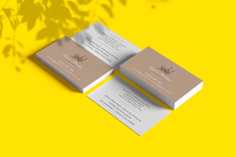daisies flowers business cards daisies flowers business cards