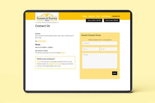 sussex-and-surrey-dairy-website-contactus-page-page sussex and surrey dairy website contactus page page